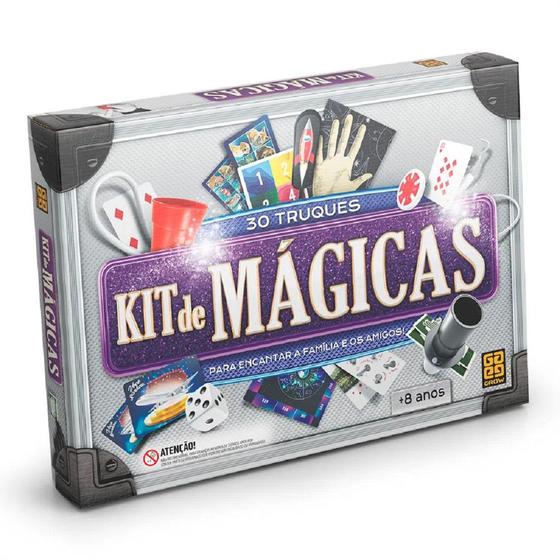 Jogo Kit De Mágicas Com 30 Truques - 02525 - Grow Menor preço em Jogo Kit De Mágicas Com 30 Truques - 02525 - Grow