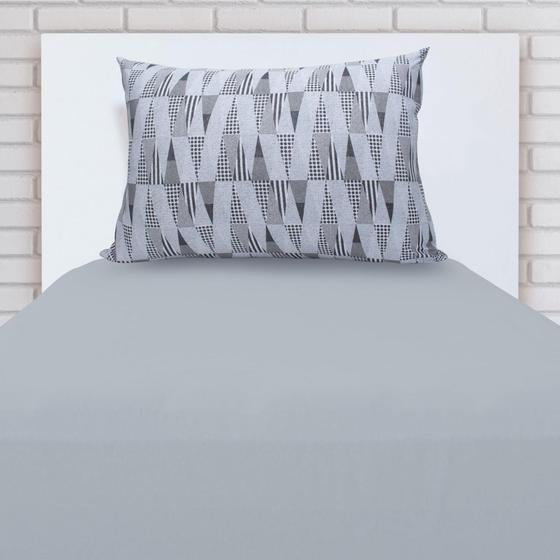 Imagem de Jogo Lençol Cama Solteiro Portallar 2 Pçs Com Elástico Malha