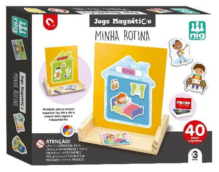 Imagem de Jogo magnético minha rotina - NIG BRINQUEDOS