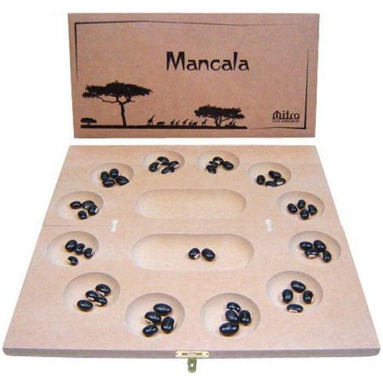 Imagem de Jogo Mancala Em Madeira Oficina De Criação Mitra