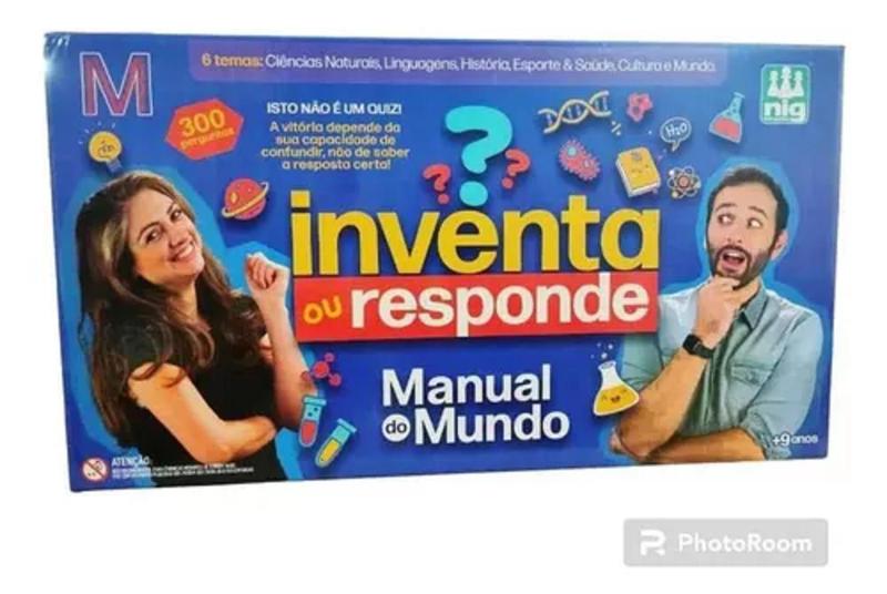 Imagem de Jogo Manual Do Mundo Inventa Ou Responde Cartas Perguntas