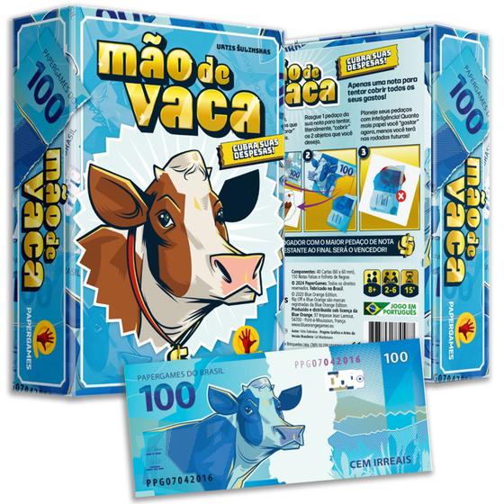 Imagem de Jogo Mão de Vaca Papergames - jogo de cartas para testar sua destreza