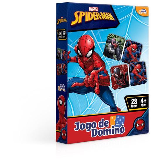 Imagem de Jogo Marvel - Dominó Homem Aranha - Toyter 8015