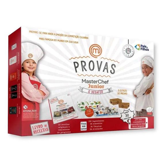 Imagem de Jogo Masterchef Junior Brinquedo Infantil Com Provas Desafio