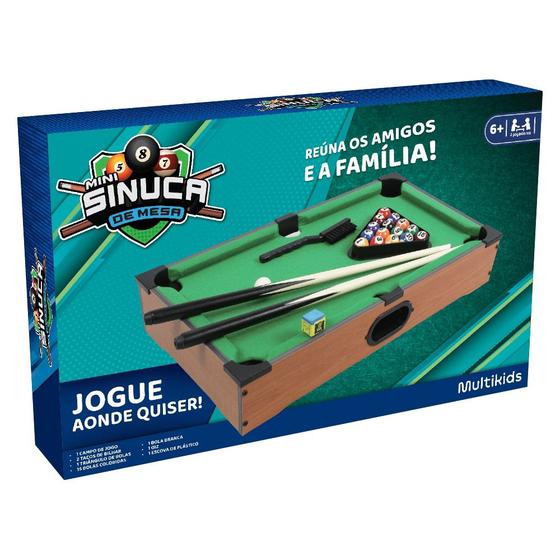 Imagem de Jogo Mini Sinuca de Mesa Multikids - BR2074