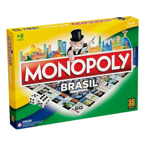 Imagem de Jogo Monopoly Brasil Grow - 7908010142389