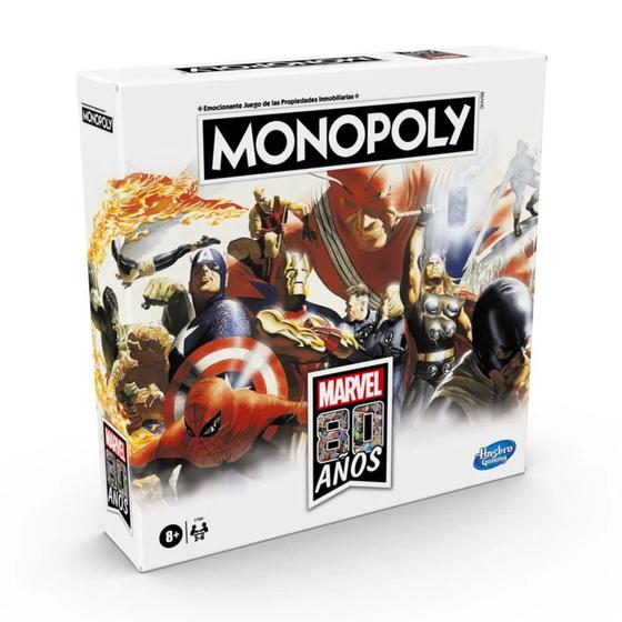 Imagem de Jogo Monopoly Marvel Hasbro E7866