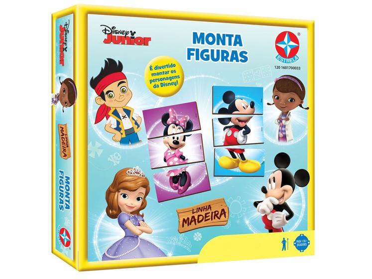 Imagem de Jogo Monta Figuras Disney Junior - Estrela (282)
