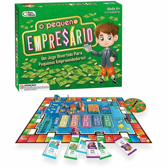 Jogo O Pequeno Empresário Pais e Filhos - Jogos de Tabuleiro - Magazine ...