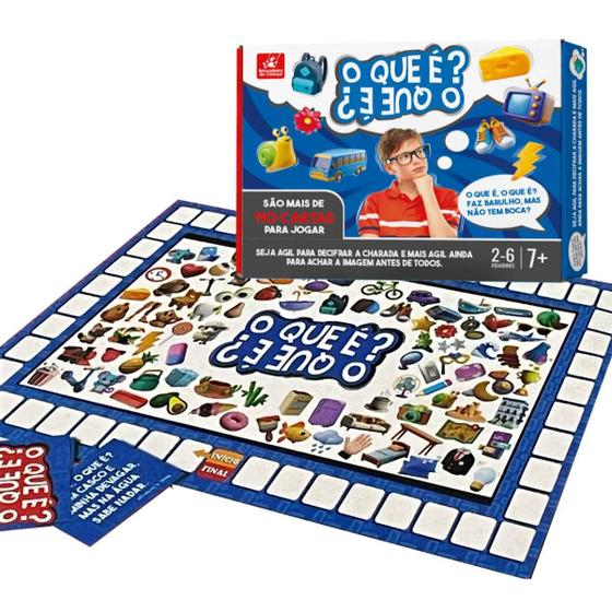 Jogo O Que É, O Que É Brincadeira De Criança, 2 à 6 Jogadores, Para ...