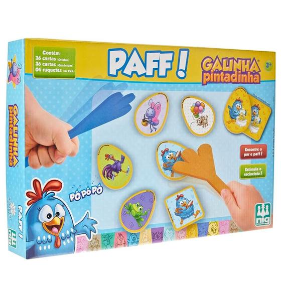 Imagem de Jogo Paff Galinha Pintadinha Educativo Divertido Nig