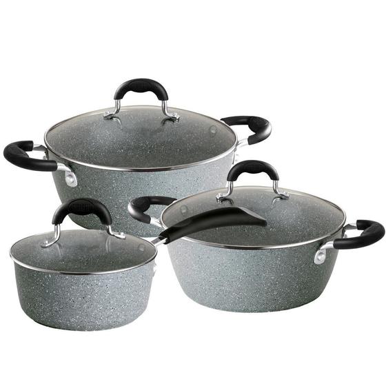 Imagem de Jogo Panelas Antiaderente Cerâmica Indução 3Pcs Bialetti