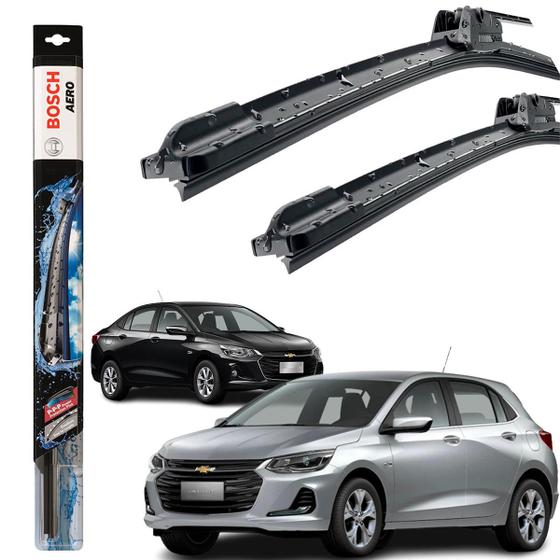 Jogo Par Kit Palheta Dianteira Limpador Parabrisa Original Bosch Onix 2ª GERAÇÃO 2019 2020 2021 2022 Menor preço em Jogo Par Kit Palheta Dianteira Limpador Parabrisa Original Bosch Onix 2ª GERAÇÃO 2019 2020 2021 2022