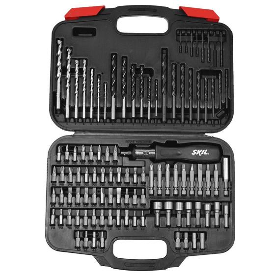 Imagem de Jogo Para Fixar E Parafusar Com 101 Peças 2607.017.087-000 - Skil