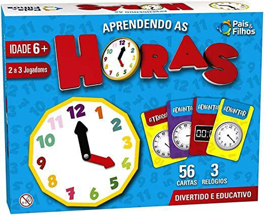 Imagem de Jogo Pedagógico Aprendendo as horas - Pais & Filhos