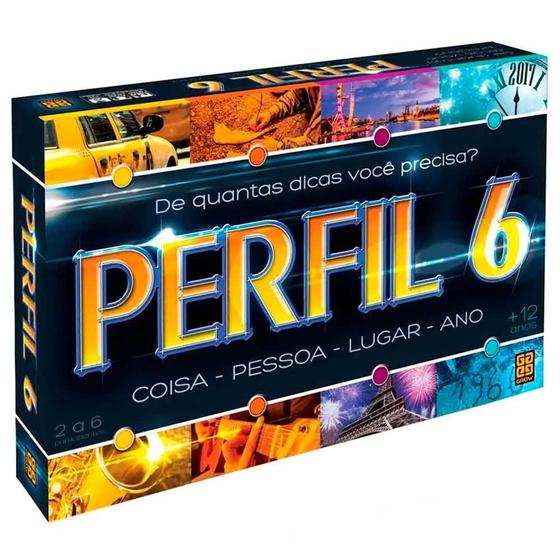 Jogo Perfil 6 Grow 390 Cartas Com Dicas - Original Grow - Jogos de ...
