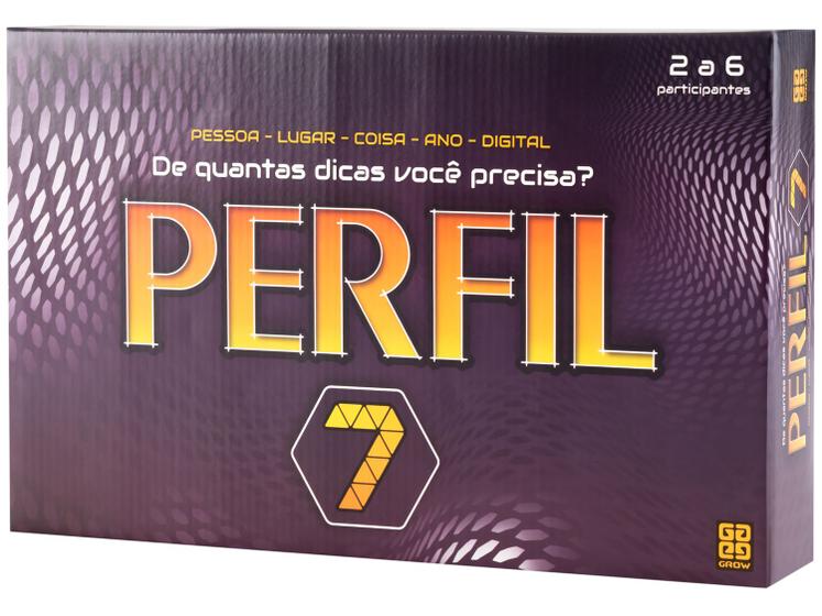 Jogo Perfil Tabuleiro Grow Menor preço em Jogo Perfil Tabuleiro Grow