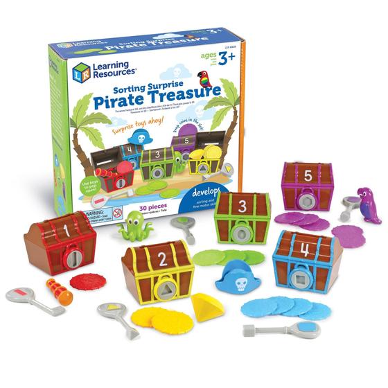 Imagem de Jogo Pirata Surpresa: Classificação e Correspondência - Presente de Páscoa 3+