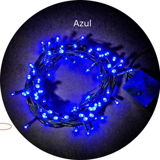 Imagem de Jogo Pisca Pisca 100 Leds Luz De Natal Ano Novo Festas 8 Funções 110/127v