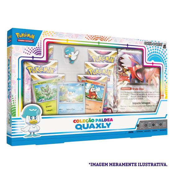 Imagem de Jogo Pokemon Box Coleção Paldea Quaxly