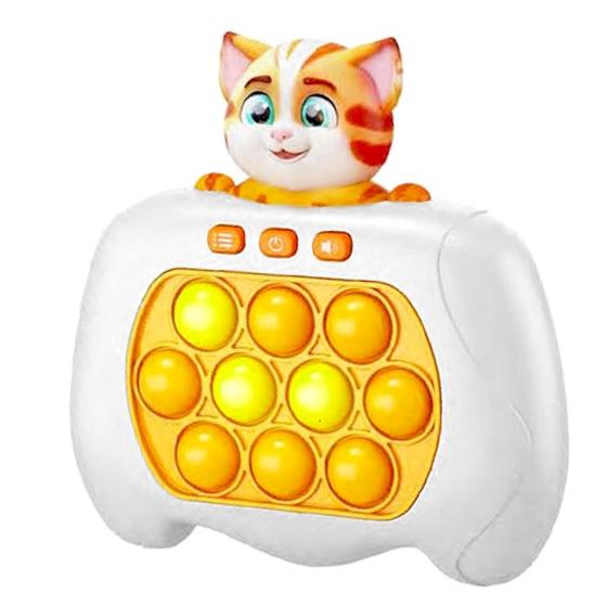 Imagem de Jogo Pop It Eletrônico Mini Console Anti Stress de Gatinho