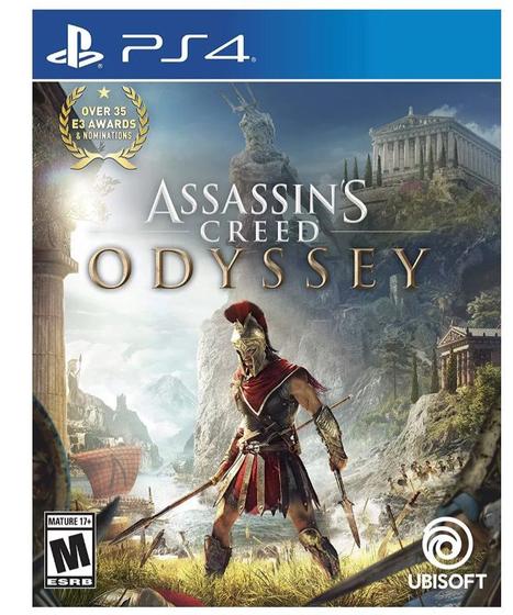 Imagem de Jogo PS4 Assassins Creed Odyssey Mídia Física Novo Lacrado
