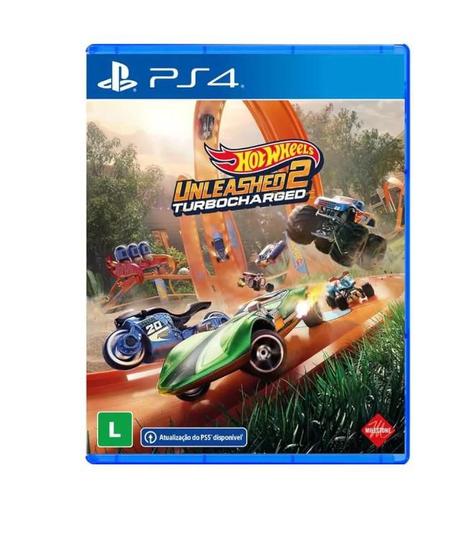 Imagem de Jogo PS4 Hotwheels Unleashed 2 Turbocharged Mídia Física