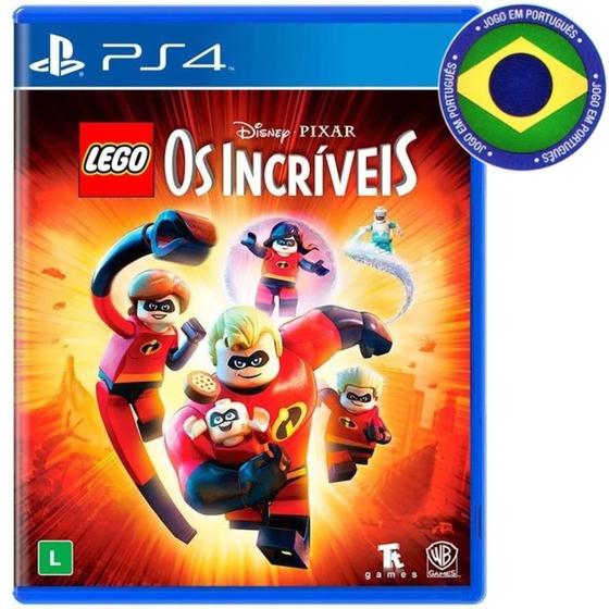 Imagem de Jogo PS4 Lego Os Incríveis Mídia Física Dublado em Português Playstation 4