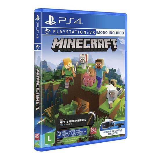 Jogo PS4 Minecraft Starter Collection SONY PLAYSTATION Jogos de Aventura Magazine Luiza