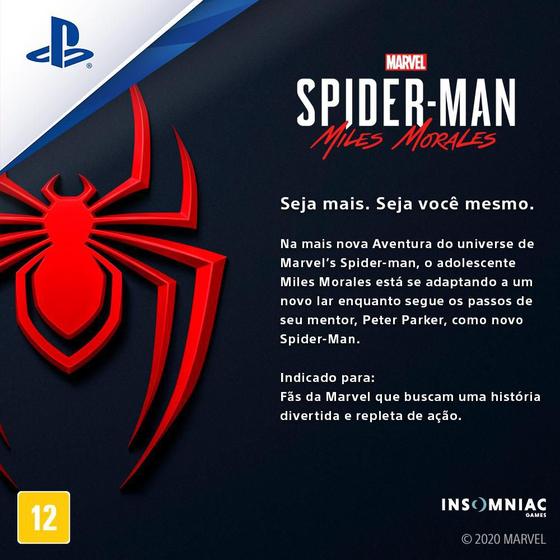 Jogo Spider-man: Miles Morales - Playstation 5 - Insomniac Games