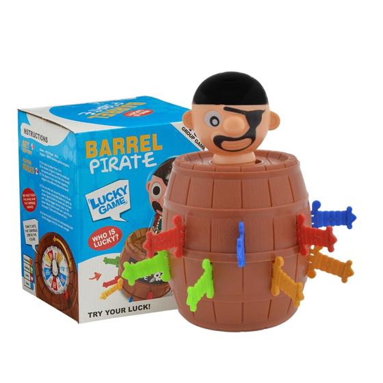 Jogo Pula Pirata Barril Brinquedo Crianças Menor preço em Jogo Pula Pirata Barril Brinquedo Crianças