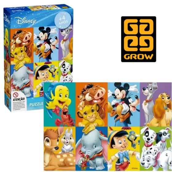 Jogo Quebra Cabeças Disney 30 Peças Grow - Quebra-Cabeça - Magazine Luiza