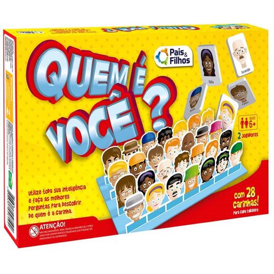 Jogo Quem é Você Pais E Filhos Outros Jogos Magazine Luiza 4543