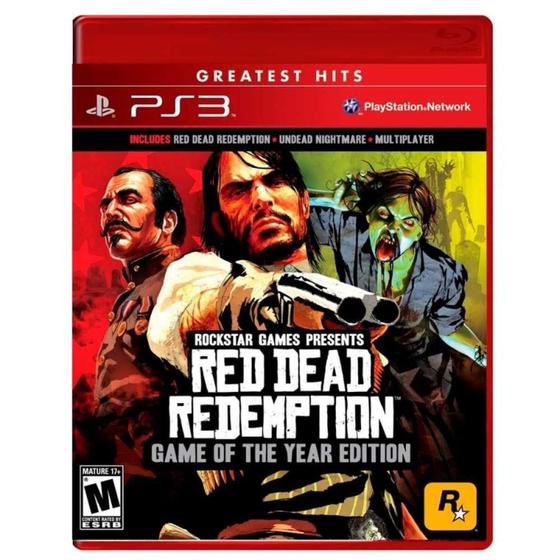 Jogo Red Dead Redemption Goty - Playstation 3 - Rockstar Games