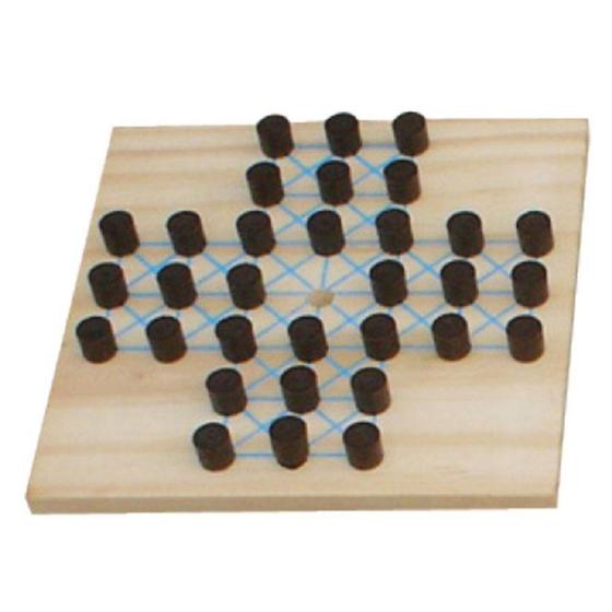 Imagem de Jogo Resta Um de MDF - Fundamental Brinquedos