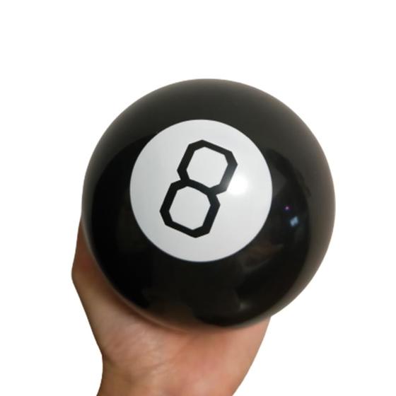 Imagem de Jogo retrô Fortune Telling Mystic 8 Ball Novelty Black