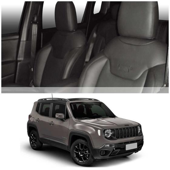 Jogo Revestimento Banco Porta Jeep Renegade 2019 2020 2021 70 Couro