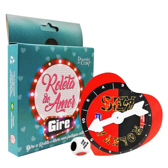 Jogo Roleta do amor - Diversão ao cubo Menor preço em Jogo Roleta do amor - Diversão ao cubo