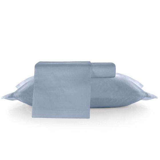 Jogo roupa de cama liso 04 peças 280x245 king- teka Imagem de Jogo roupa de cama liso 04 peças 280x245 king- teka