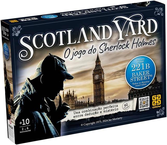 Imagem de Jogo Scotland Yard - Jogo Sherlock Holmes