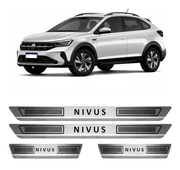 Jogo Soleira de Porta Aco Inox Volkswagen Nivus 2020 2021 Menor preço em Jogo Soleira de Porta Aco Inox Volkswagen Nivus 2020 2021