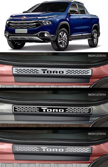 Jogo Soleira Premium Elegance Fiat Toro 2016 2017 2018 - 4 Portas ( Vinil + Resinada 8 Peças ) Menor preço em Jogo Soleira Premium Elegance Fiat Toro 2016 2017 2018 - 4 Portas ( Vinil + Resinada 8 Peças )
