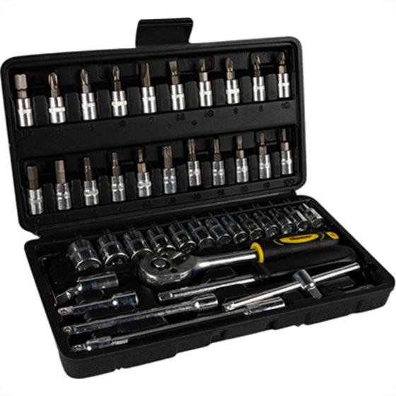 Imagem de Jogo Soquete Titanium C/Catr 1/4 46P Crv