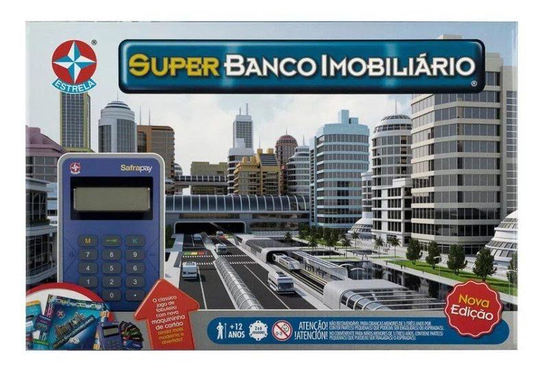 Imagem de Jogo Super Banco Imobiliário Original Com Cartão - Estrela