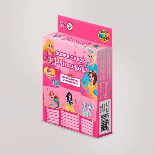 Imagem de Jogo Super Cards Princesas 54 Cartas  - Envio Imediato