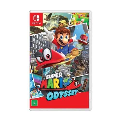 Jogo Super Mario Odyssey Nintendo Switch Físico Nacional Menor preço em Jogo Super Mario Odyssey Nintendo Switch Físico Nacional