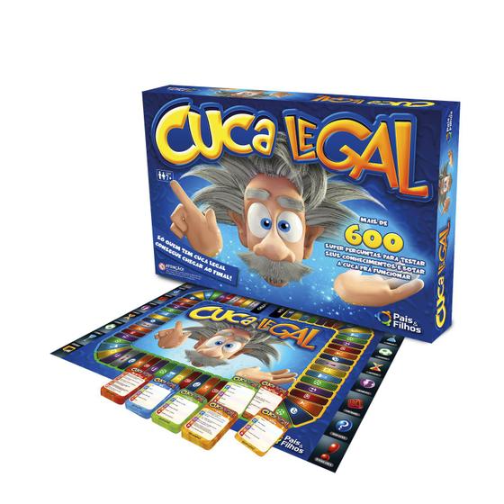 Jogo Tabuleiro Cuca Legal Infantil Perguntas Educativo Menor preço em Jogo Tabuleiro Cuca Legal Infantil Perguntas Educativo