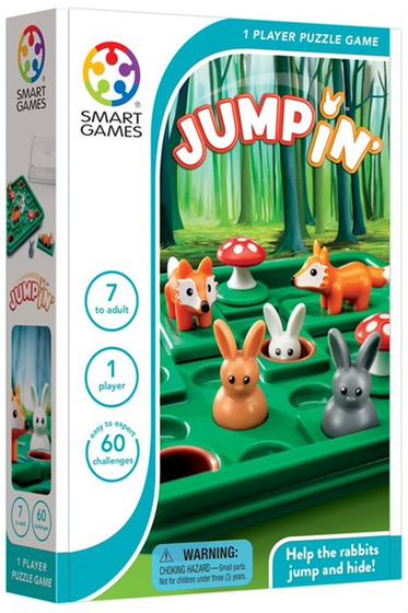 Imagem de Jogo Tabuleiro Raciocínio Lógico Pulo do Coelho Lúdico Jumpin