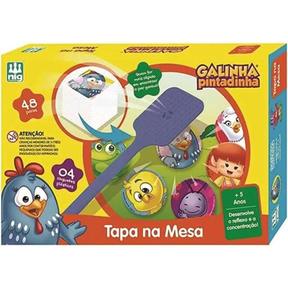 Imagem de Jogo Tapa na Mesa Galinha Pintadinha Nig