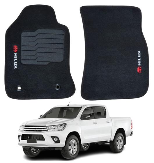 Imagem de Jogo Tapete Automotivo Para Hilux CD 2009 2010 2011 2012